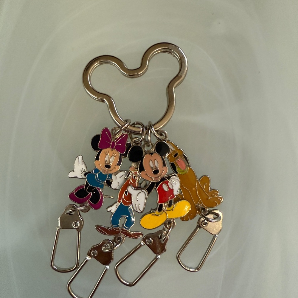 Disney Character Keychain with Mickey and Friends